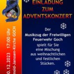 FF Goch: Adventskonzert der Feuerwehrkapelle