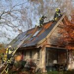 FW Kranenburg: Dachstuhlbrand am Kleingebäude