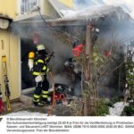 FW-M: Gartenlaube in Brand (Moosach)