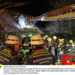 FW-M: Dachstuhlbrand mit zwei verletzten Personen (Altperlach)