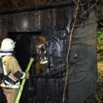 FW-PI: Klein Offenseth-Sparrieshoop: Brennen mehrere Gartenhütten