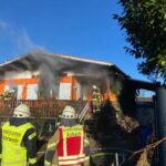 FW VG Asbach: Gebäudebrand in Asbach-Löhe