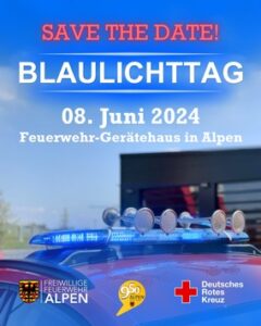 FW Alpen: Save the Date – Blaulichttag 2024