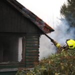 FW-OLL: Brand in Schrebergarten in Wildeshausen