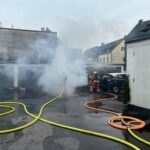 FW-Velbert: Garagenbrand auf der Mettmanner Straße