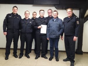 FW Bremerhaven: Wehrführung der Freiwilligen Feuerwehr Weddewarden neu gewählt