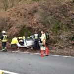 FW Schalksmühle: Verkehrsunfall auf der Volmestraße – technische Rettung durch Feuerwehr