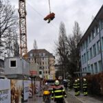 FW-M: Betriebsunfall im sechsten Obergeschoss (Schwabing)