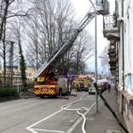 FW-OG: Gefährlicher Brand im Treppenhaus in der Offenburger Oststadt