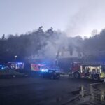 FW Schalksmühle: Brand in Gebäude – eine Person gestorben.