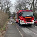 FW-Stolberg: Brand einer Gartenlaube