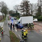 FW-KLE: Verkehrsunfall mit Transporter
