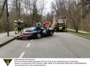 FW-M: Verkehrsunfall vorm Tierpark (Harlaching)