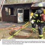 FW-M: Gartenhaus ausgebrannt (Fasangarten)
