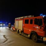 FFW Fredenbeck: 5km Ölspur nach Verkehrsunfall durch Feuerwehr abgestreut