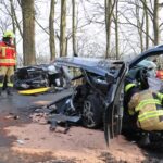 FW-SE: Schwerer Verkehrsunfall mit zwei eingeklemmten Personen