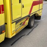 FW Dresden: Verkehrsunfall mit einem Rettungswagen
