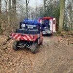 FW-E: Verletzte Person im Wald – erster Einsatz des neuen ATV der Feuerwehr Essen