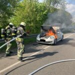 FW Bocholt: Fahrzeugbrand auf der B473