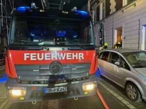 FW-OB: Entstehungsbrand im Keller frühzeitig gelöscht