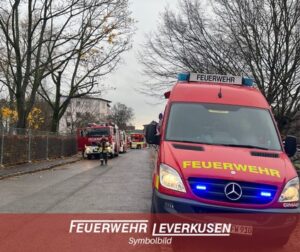 FW-LEV: Brand in einem Hochbunker Kreuzhof