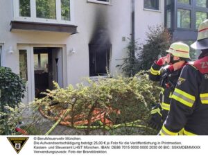 FW-M: Küchenbrand im Reihenhaus (Fürstenried)