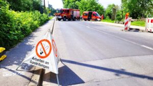 FW-EN: Beschädigte Gasleitung sorgt für Einsatz der Feuerwehr Zusätzliche Einsätze durch Verkehrsunfall und Ölspur