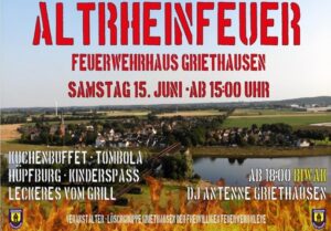 FW-KLE: Zweites „Altrheinfeuer“ in Griethausen